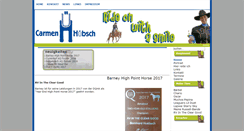 Desktop Screenshot of huebsch-reiten.de