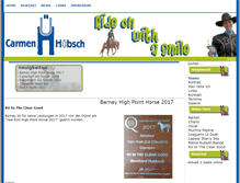 Tablet Screenshot of huebsch-reiten.de